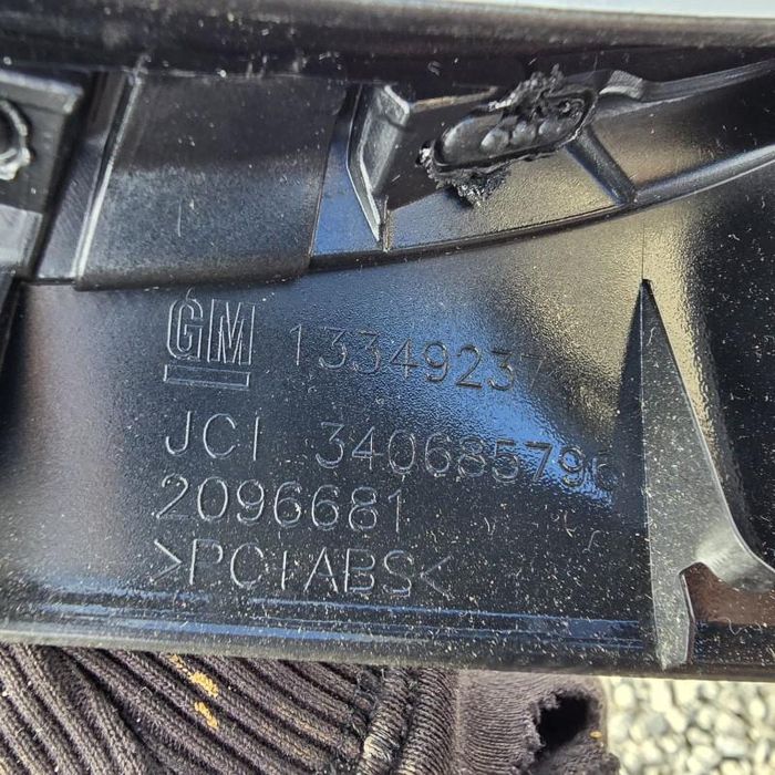 Consola centrala bord print carbon Opel Astra J Facelift