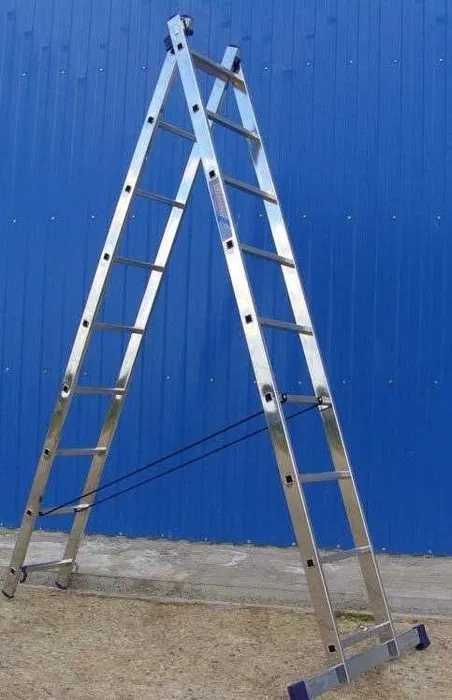 Новые в упаковке лестницы KRAUZE Германия прочный алюминий 18 ступ
