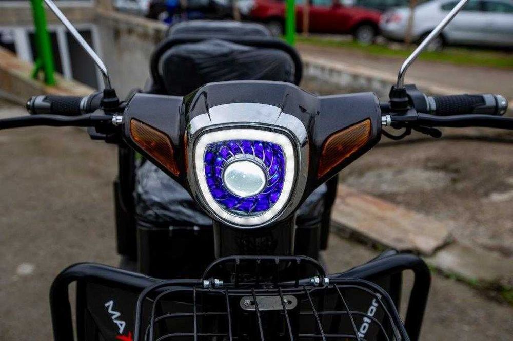 Електрическа Двуместна Триколка CARGO LUX 1500W - GRAY