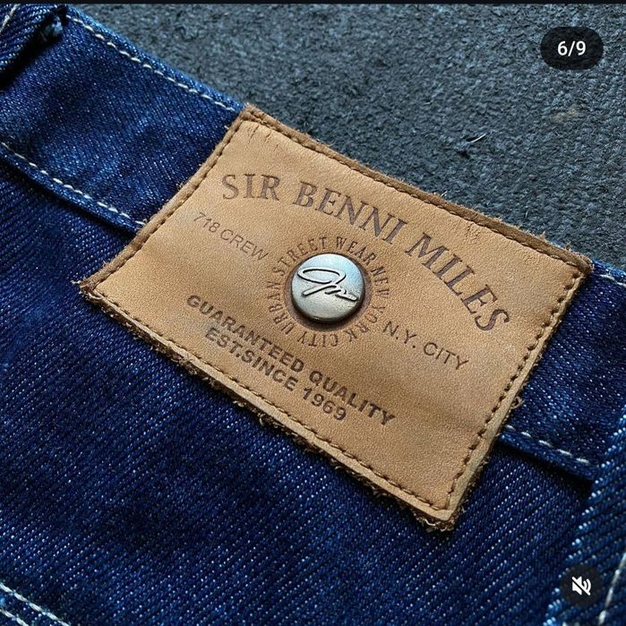 Рэп джинсы sir benny miles