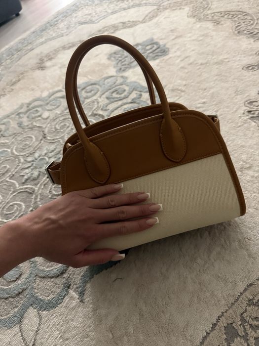 Сумка светло бежевая