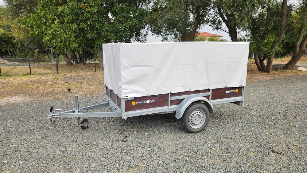 De Închiriat Remorcă 750 kg cu Prelată (Basculabilă) / Servicii Transport Dumbrăvița - Timișoara