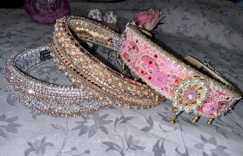 Ободок для волос ручной работы