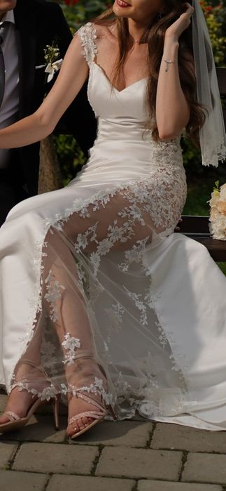 Rochie mireasa model unicat, marime XS/S