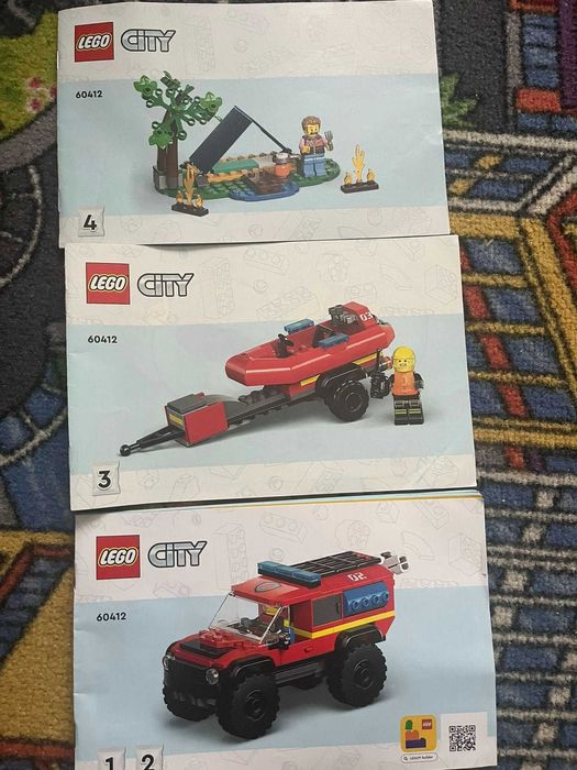 Lego 60412 Camion si barca de pompieri