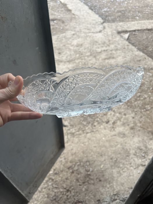 Лода стеклянный салатник