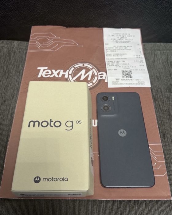 ЧИСТО НОВ 128GB Motorola g05 Техномаркет Гаранция 2027г. Green