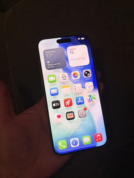 IPHONE 15 PRO MAX 256 GB - Natural Titanium - FULL BOX  - Stare Impecabila !