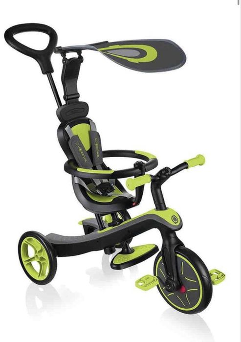 Детска триколка Globber Trike Explorer 4 в 1, Зелен