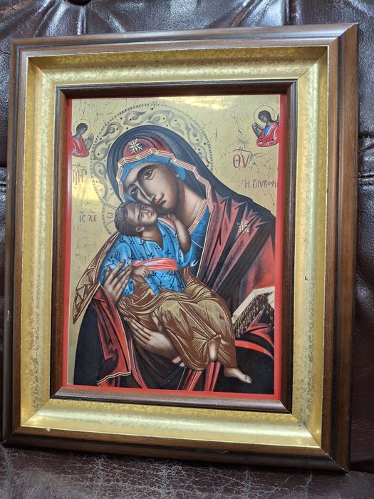 Старинна икона Дева Мария!