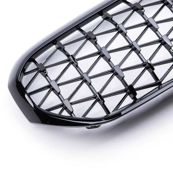 Бъбреци решетки Diamond style черен лак за BMW Серия 5 G30 G38 2020