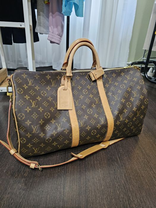 Geantă de voiaj Louis Vuitton Keepall bandouliere 50