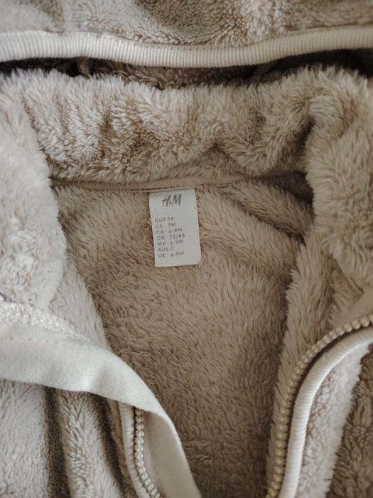 Hanorac din fleece pt copii, H&M, marime 74