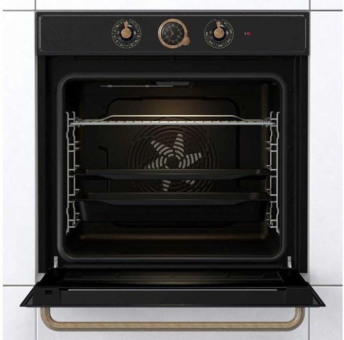 Фурна за вграждане GORENJE BOS67371CLB  + Стъклокерамичен плот RETRO