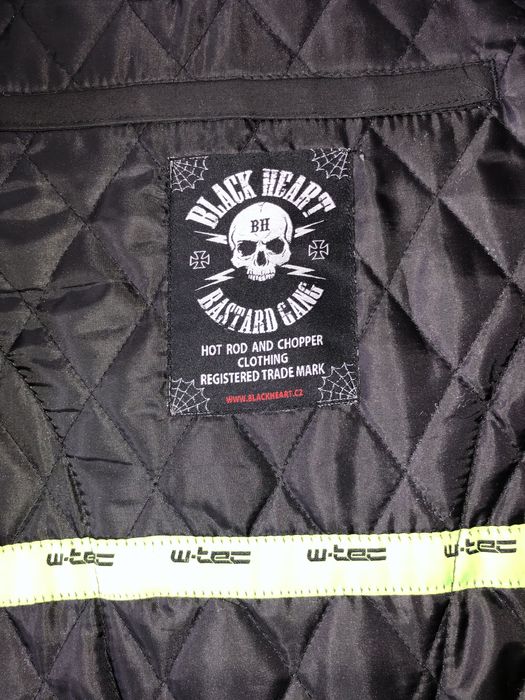 Jacheta Moto din piele- PERFECTIS - BLACK HEART