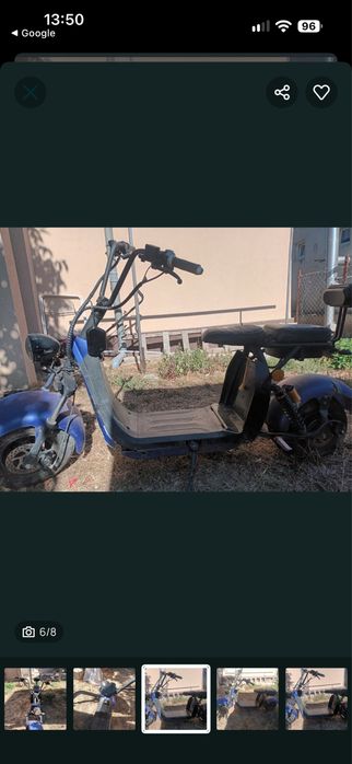 Scuter elecric coco vad pentru pise