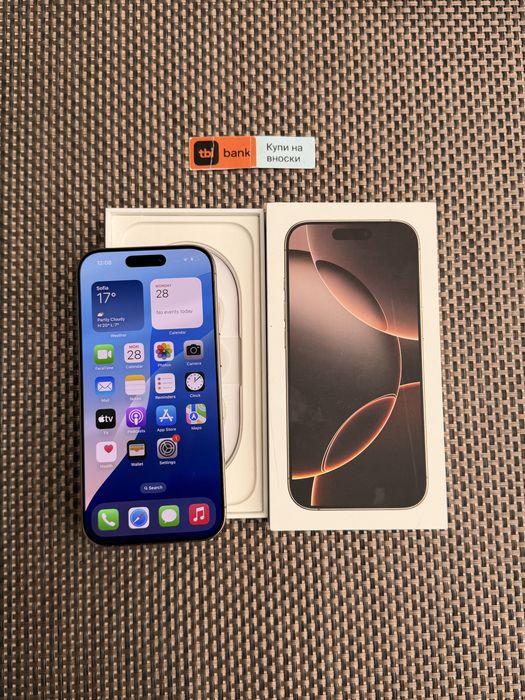 КАТО НОВ•iPhone 16 Pro DesertTitanium* 128GB! *ЛИЗИНГ TBI