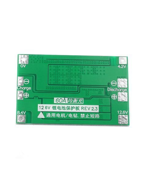 BMS 3S Модул с баланс 60A Li-Ion 18650 12.6V