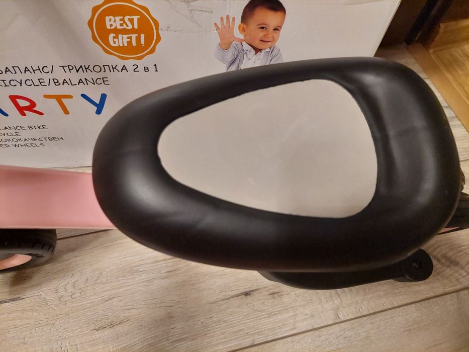 Chipolino триколка / колело 2в1 smarty розово