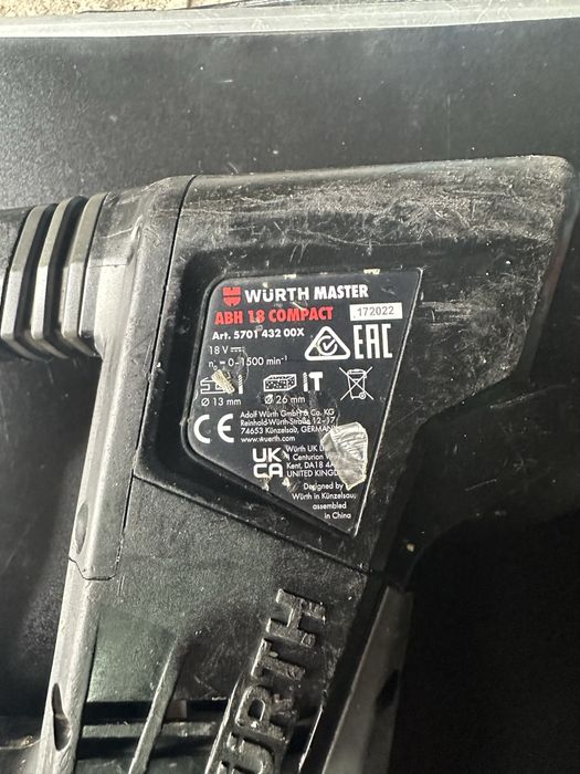 Акомулаторен перфоратор Wurth ABH 18 Compact