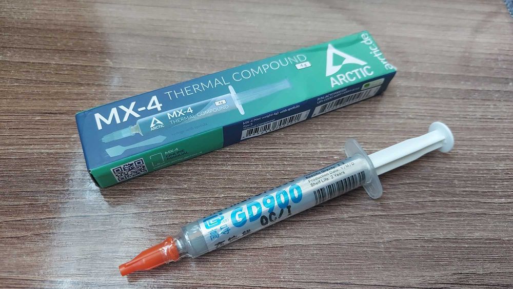 Термопаста GD900 3гр,  MX4 4гр , Mx6 4гр в упаковках