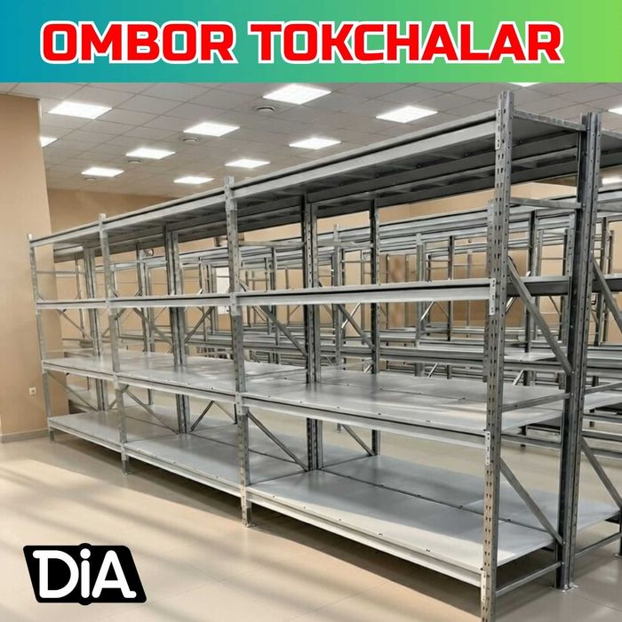 Arxiv stellaj, архивные стеллажи, metall tokcha ombor polka