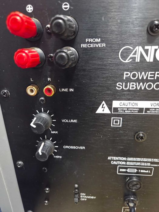 Subwoofer Audio Activ CANTON CD 1 SC cu Statie Interna pt El