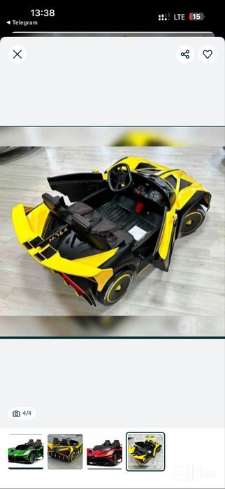 Электромобиль Bugatti 24v