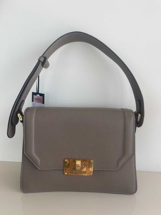 Valentino by Mario Valentino Дамска чанта естествена кожа - НОВА