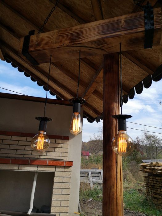 Lustră lemn ornamentală