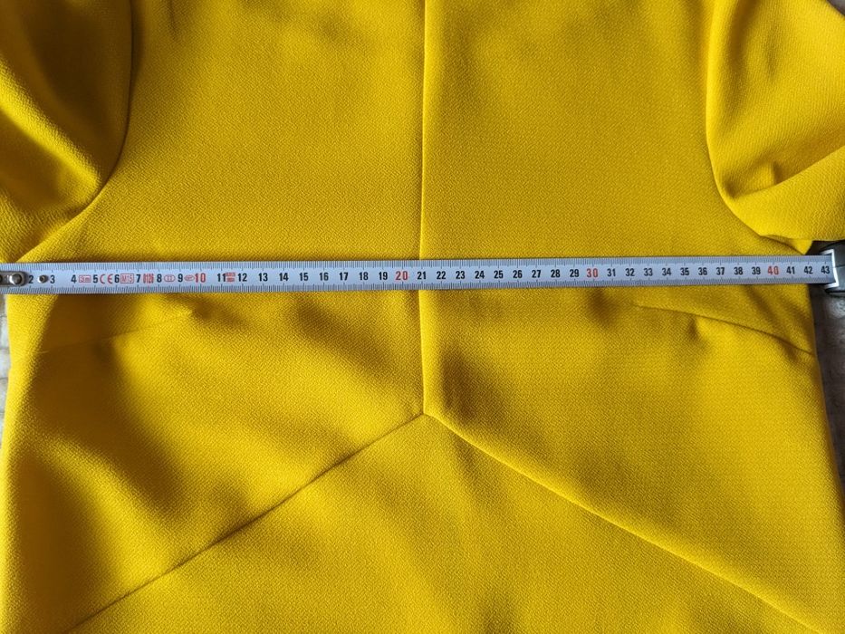 Дамска жълта рокля Warehouse