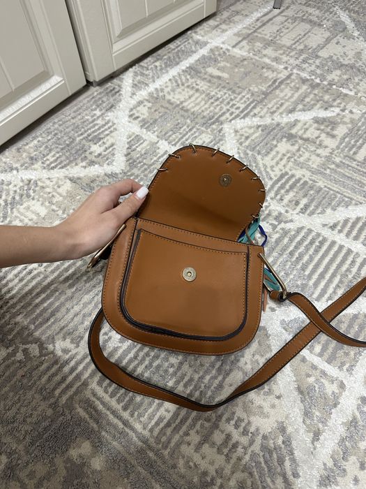 Сумка винтажная из кожи