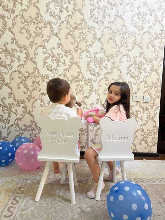 Детский стеллаж для игрушек и книг Bolalar uchun mebel