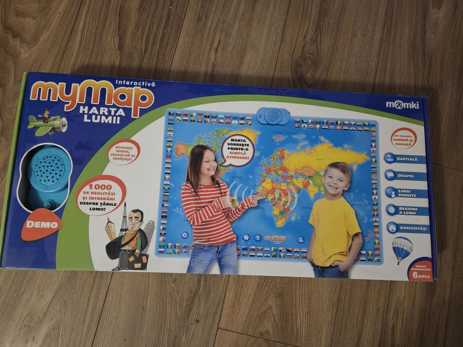 Harta interactiva copii