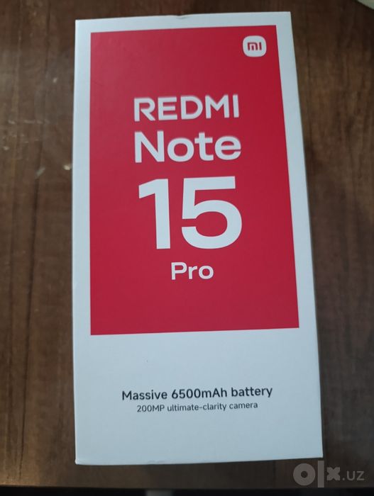 REDMI Note 15Pro garantiyasi bor bir yil servis xizmati