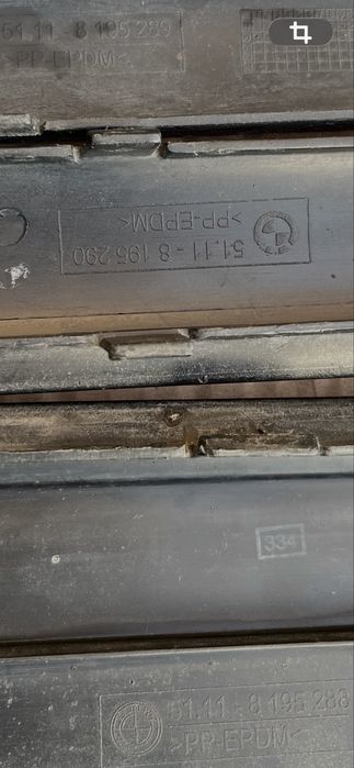 Бмв е46. Переднии молдинг на бампер.