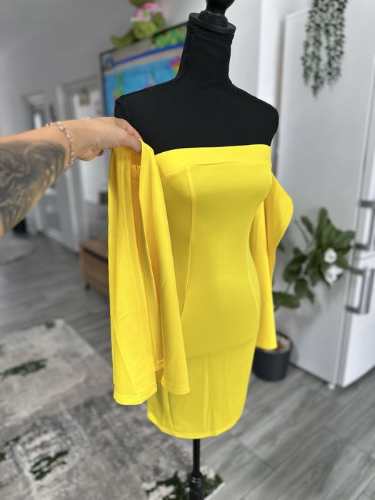 Rochie noua eleganga cu maneci largi
