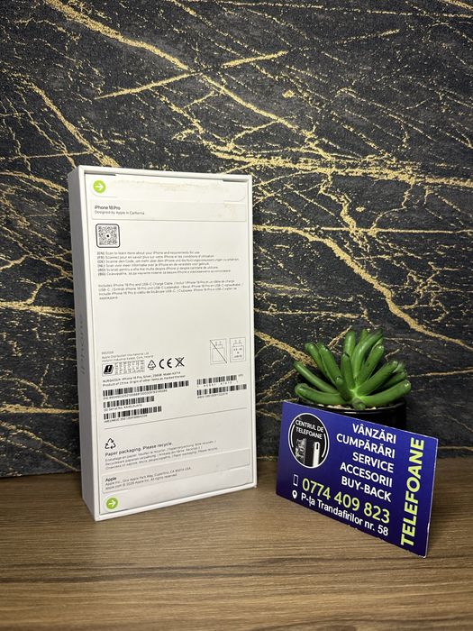 Iphone 18 Pro 256Gb / Garantie 2 ani Centrul de Telefoane / Rate