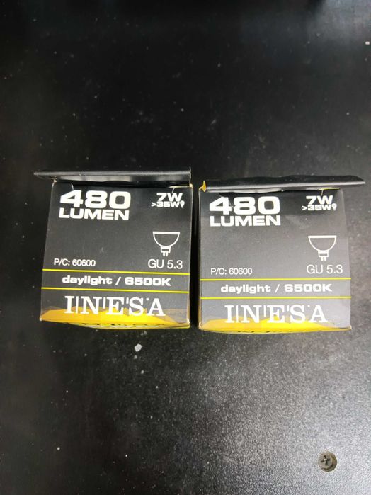 INESA LED лампи GU5.3 12V 7W 480lm 6500K 2бр.
