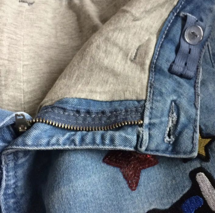 Джинсы утеплённые.