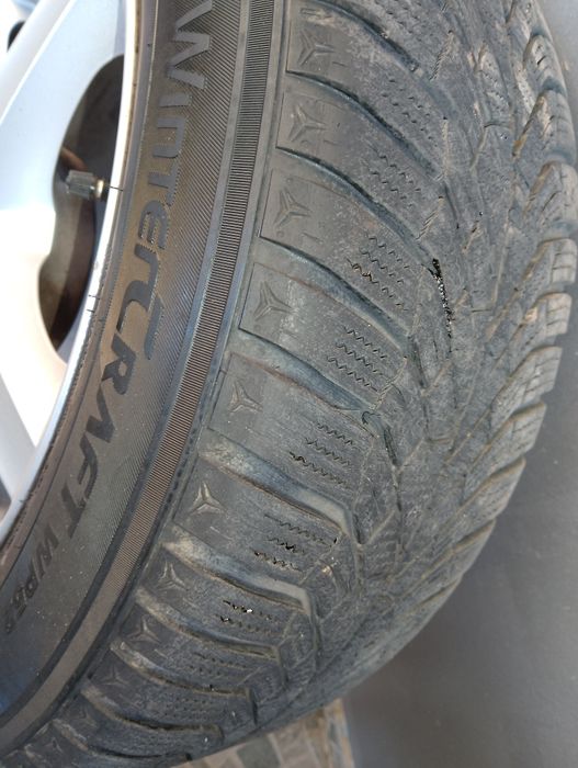 Алуминиеви джанти Ronal 5*114.3*16 със зимни гуми Kumho 205/60/16 23 г