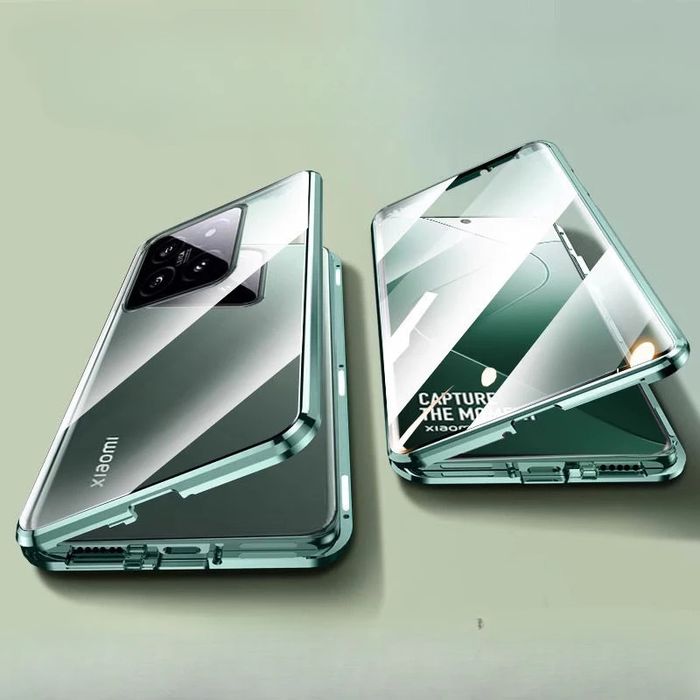 Двоен Магнитен Кейс за Xiaomi 14 със защита на камерите