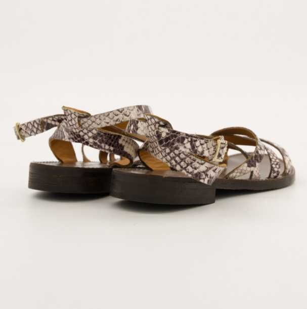 Primadonna Collection естествена кожа сандали змийски десен