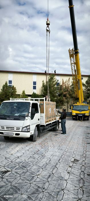 Перевозка грузов ISUZU от 100 до 10 тон