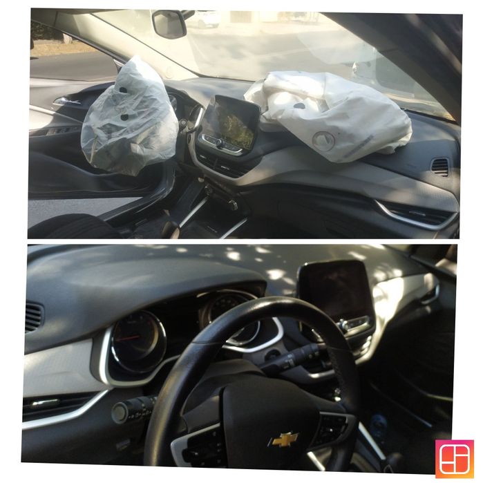 Remont airbag.  Rul,tarpedka, sidenya, potolok, zashitniy remen