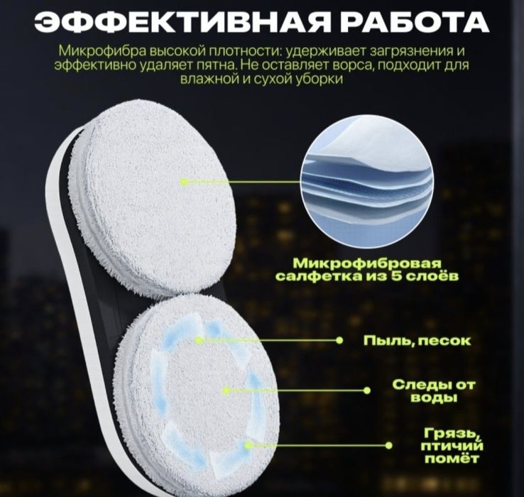 Робот стекло мойки