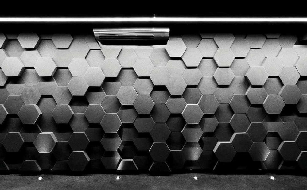 Acoustic foams, panels, diffusers.