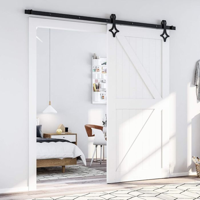 Sistem usa glisanta SKYSEN, 200 cm, otel carbon, design rombic