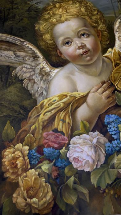 Картина ангел масляными красками