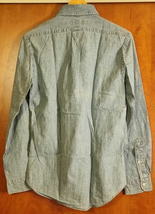 Camasa denim Polo Ralph Lauren barbati, marimea M slim fit